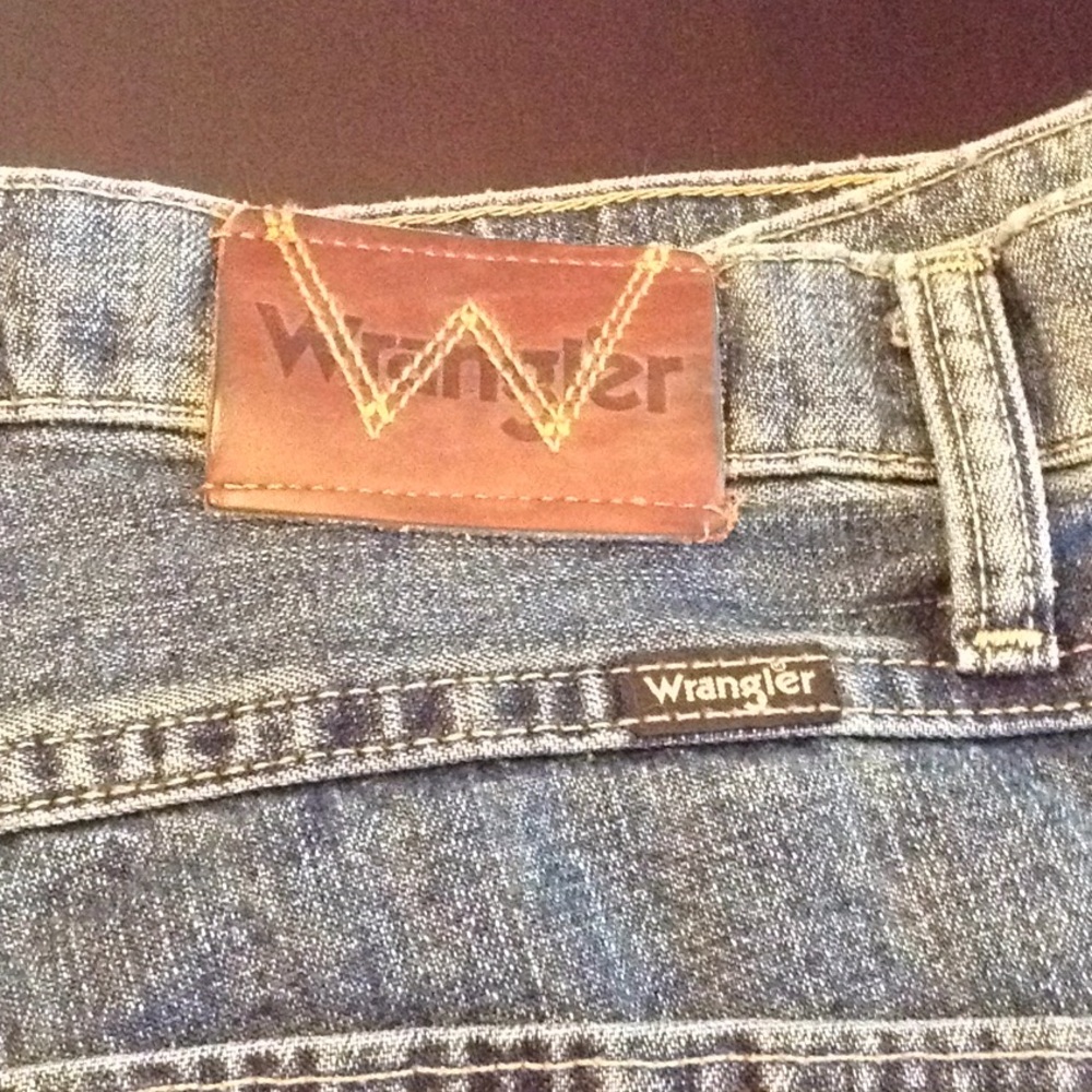 Genuine wrangler loose fit men's jeans
